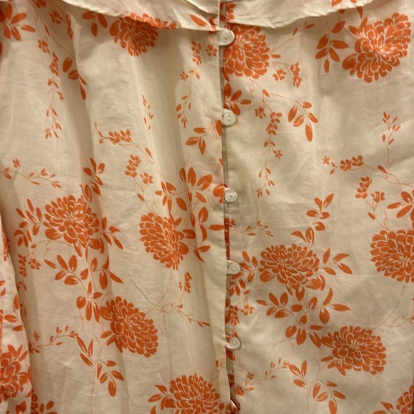 Gibson Look coral floral shirt NWT - Picture 6 of 7